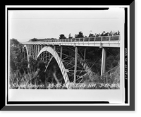 San Roque Canyon Bridge, State Highway 192, Santa Barbara, Santa Barbara County, CA, Antique Print