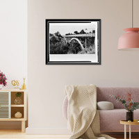 San Roque Canyon Bridge, State Highway 192, Santa Barbara, Santa Barbara County, CA - 3 Classic, Historic Reproduction