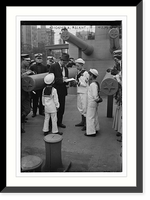 Historic Framed Print, Signing a recruit,  17-7/8" x 21-7/8"