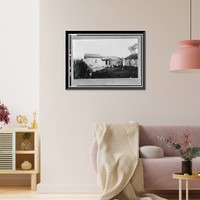 Historic Framed Print, El Cuartel, 122 East Canon Perdido Street, Santa Barbara, Santa Barbara County, CA - 4,  17-7/8" x 21-7/8"