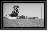 Mission Santa Inez, State Highway 150, Solvang, Santa Barbara County, CA - 4, Antique Print