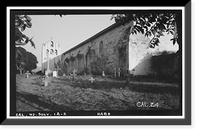 Mission Santa Inez, Church, State Highway 150, Solvang, Santa Barbara County, CA - 2, Historic Print