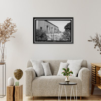 Mission Santa Inez, Church, State Highway 150, Solvang, Santa Barbara County, CA - 4, Historic Print