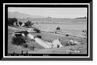 Mission Santa Inez, Tannery, State Highway 150, Solvang, Santa Barbara County, CA, Antique Print
