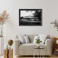 Historic Framed Print, Casa Grande, 21350 Almaden Road, New Almaden, Santa Clara County, CA,  17-7/8" x 21-7/8"