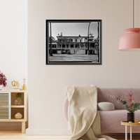 Historic Framed Print, Casa Grande, 21350 Almaden Road, New Almaden, Santa Clara County, CA - 7,  17-7/8" x 21-7/8"