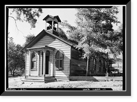 Guadalupe Mine, Church & Schoolhouse, Guadalupe Mine, New Almaden, Santa Clara County, CA Classic, Antique Poster
