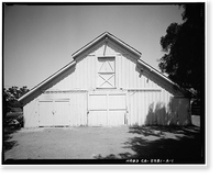 Antique Architecture - Campbell, California - Le Fevre House, Barn