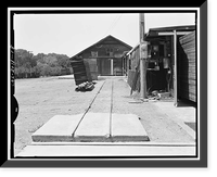 Historic Framed Print, Stevens Ranch Complex, State Route 101, Coyote vicinity, Santa Clara County, CA - 9,  17-7/8" x 21-7/8"