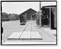 Historic Framed Print, Stevens Ranch Complex, State Route 101, Coyote vicinity, Santa Clara County, CA - 9,  17-7/8" x 21-7/8"
