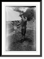 Historic Framed Print, No letter from HER? .  soldier's plea,  17-7/8" x 21-7/8"