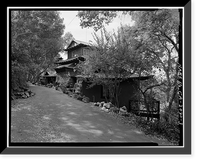Historic Framed Print, Yung See San Fong (House), 16660 Cypress Way, Los Gatos, Santa Clara County, CA - 3,  17-7/8" x 21-7/8"