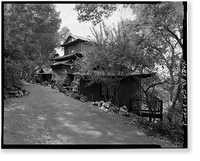 Historic Framed Print, Yung See San Fong (House), 16660 Cypress Way, Los Gatos, Santa Clara County, CA - 3,  17-7/8" x 21-7/8"