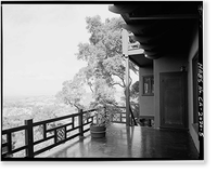 Historic Framed Print, Yung See San Fong (House), 16660 Cypress Way, Los Gatos, Santa Clara County, CA - 5,  17-7/8" x 21-7/8"