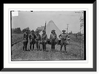 Lt. W.F. Gauss, Capt. W.P. Wattles, Maj. J.W. Hubbel, Lt. T.H. Griesh, Capt. R.C. Hollister, Lt. T.R. Suddath, Vintage Wall Art