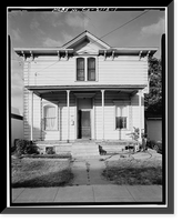 Larder House, 1065 Alviso Street, Santa Clara, Santa Clara County, CA, Historic Print