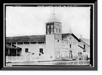 Mission Santa Clara de Asis, Franklin & Grant Streets, Santa Clara, Santa Clara County, CA - 10, Antique Poster