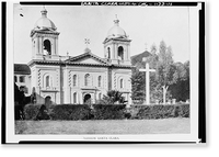Mission Santa Clara de Asis, Franklin & Grant Streets, Santa Clara, Santa Clara County, CA - 16, Vintage Wall Art
