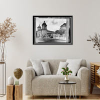 Mission Santa Clara de Asis, Franklin & Grant Streets, Santa Clara, Santa Clara County, CA - 17, Vintage Print