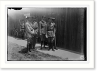 Historic Framed Print, Lts.: Marquisen, De Ducas, Aucuresse, DeMaudrot, Amontariol - 2,  17-7/8" x 21-7/8"