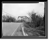 Pacheco Creek Bridge, San Felipe Road, spanning Pacheco Creek, San Felipe vicinity, Santa Clara County, CA - 2, Historic Print