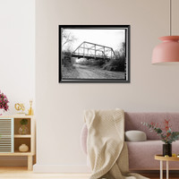 Pacheco Creek Bridge, San Felipe Road, spanning Pacheco Creek, San Felipe vicinity, Santa Clara County, CA - 4, Antique Print