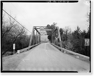 Pacheco Creek Bridge, San Felipe Road, spanning Pacheco Creek, San Felipe vicinity, Santa Clara County, CA - 6 Classic, Historic Reproduction