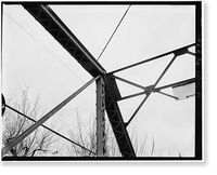 Pacheco Creek Bridge, San Felipe Road, spanning Pacheco Creek, San Felipe vicinity, Santa Clara County, CA - 11, Antique Wall Art