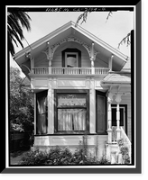Historic Framed Print, 1147 Chapman Street (House), San Jose, Santa Clara County, CA - 4,  17-7/8" x 21-7/8"