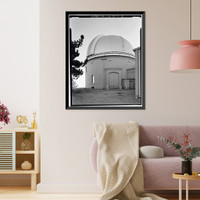 Lick Observatory, Mount Hamilton, San Jose, Santa Clara County, CA - 3, Vintage Wall Art