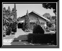Hanchett Residence Park, 1225-1257 Martin Avenue, San Jose, Santa Clara County, CA - 2 Classic, Antique Print