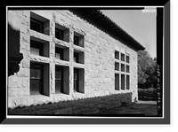 Historic Framed Print, Stanford University Quadrangle, Stanford University Campus, Stanford, Santa Clara County, CA - 2,  17-7/8" x 21-7/8"
