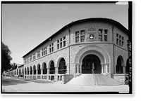 Stanford University Quadrangle, Stanford University Campus, Stanford, Santa Clara County, CA - 4 Classic, Historic Print