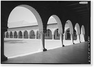 Stanford University Quadrangle, Stanford University Campus, Stanford, Santa Clara County, CA - 9, Historic Print