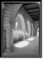 Stanford University Quadrangle, Stanford University Campus, Stanford, Santa Clara County, CA - 14, Historic Reproduction