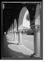 Stanford University Quadrangle, Stanford University Campus, Stanford, Santa Clara County, CA - 18, Antique Poster