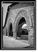 Stanford University Quadrangle, Stanford University Campus, Stanford, Santa Clara County, CA - 19, Antique Poster