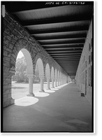 Stanford University Quadrangle, Stanford University Campus, Stanford, Santa Clara County, CA - 20, Antique Print