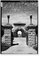 Stanford University Quadrangle, Stanford University Campus, Stanford, Santa Clara County, CA - 22, Historic Print