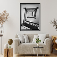 Historic Framed Print, Frenchman's Library, 860 Escondido Road, Stanford, Santa Clara County, CA - 6,  17-7/8" x 21-7/8"