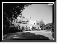 Lou Henry Hoover House, San Juan Hill, Stanford, Santa Clara County, CA - 4, Historic Reproduction