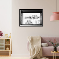 Lou Henry Hoover House, San Juan Hill, Stanford, Santa Clara County, CA - 19, Vintage Wall Art