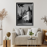 Salvatierra Street House, Salvatierra Street, Stanford, Santa Clara County, CA, Vintage Wall Art
