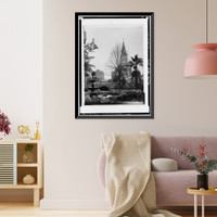 Mission Santa Cruz, Emmet & School Streets, Santa Cruz, Santa Cruz County, CA - 11, Vintage Poster