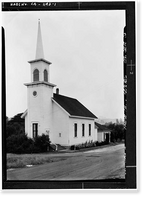 Congregational Church, Soquel, Santa Cruz County, CA Classic, Historic Reproduction