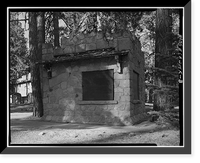 Lassen Volcanic National Park, Loomis Seismograph Station, Mineral vicinity, Tehama County, CA - 3, Vintage Print