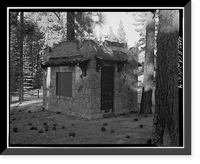 Lassen Volcanic National Park, Loomis Seismograph Station, Mineral vicinity, Tehama County, CA - 4, Historic Print