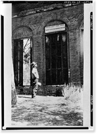 Historic Framed Print, Shasta County Courthouse (Ruins), Shasta, Shasta County, CA - 6,  17-7/8" x 21-7/8"