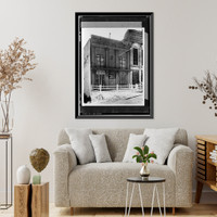 Historic Framed Print, Masonic Hall & Store, Shasta, Shasta County, CA - 3,  17-7/8" x 21-7/8"