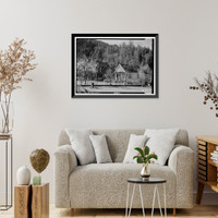 Historic Framed Print, Sierra City Road (House), Downieville, Sierra County, CA - 2,  17-7/8" x 21-7/8"